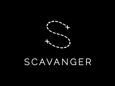 SCAVANGER art branding creative flat graphics design identity logo logo design logos mark minimal simple