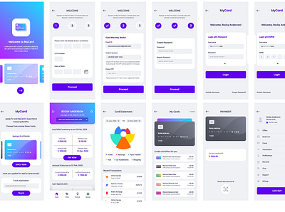 Credit card spend analysis and payment details app design illustration ui ui design ux