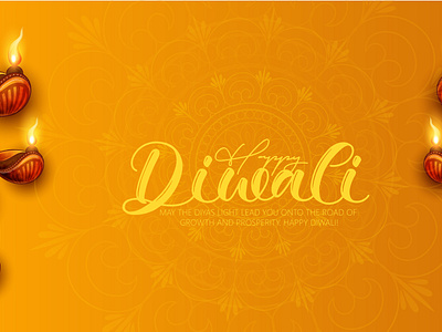 Happy Diwali Vector Poster