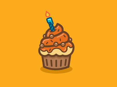 Pumpkin spice canada cupcake illustration pumpkinspice thanksgiving