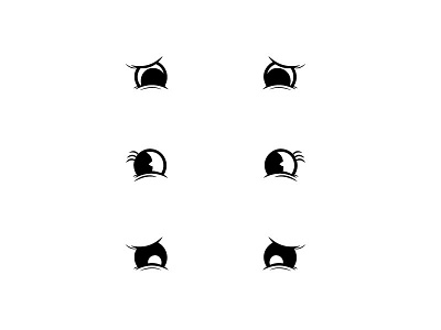 mhm yes, eye know, eye know cute eyes fun illustration playing scared testing vector