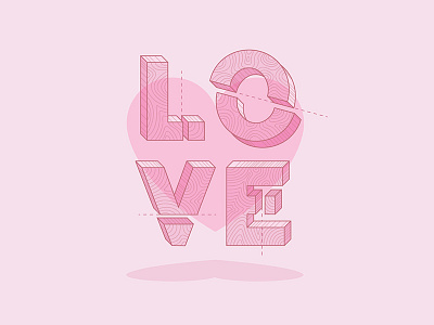 It's complicated. design heart illustration isometric love
