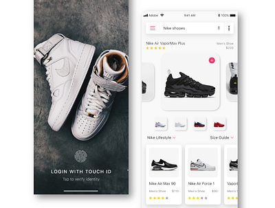 Shoes mobile apps branding design illustration mobile app mobile app design mobile apps mobile ui mobile ux design prototype prototyping typography