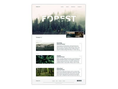 Web Design - Forest
