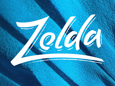 Zelda 1920s lettering typography