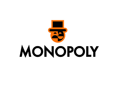 monopoly concept bold branding geometric logo logodesign modern