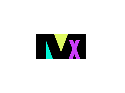 MX bold geometric letter logitech logo logodesign modern x