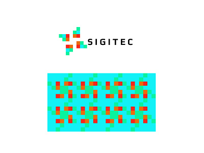 sigitec branding geometric logo logodesign modern technology
