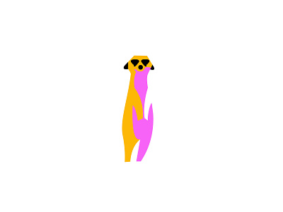 meerkat concept animal logo logodesign meerkat modern