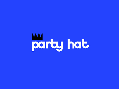 Party Hat geometric hat letter logo logodesign modern simple