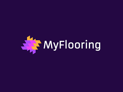 MyFlooring2 bold branding floors geometric logo logodesign modern