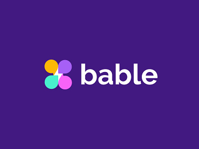 bable bold design geometric logo logodesign modern simple