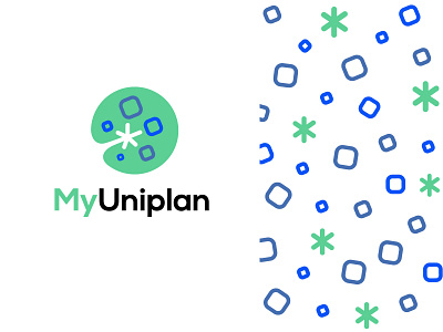 MyUniplan 2 design geometric logo logodesign modern simple