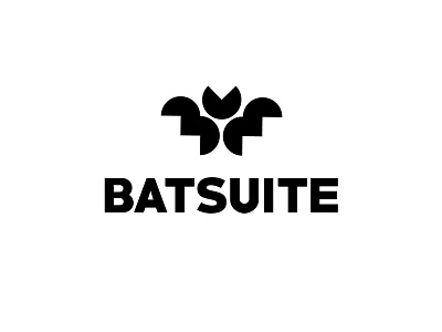 batsuite animal geometric logo logodesign modern