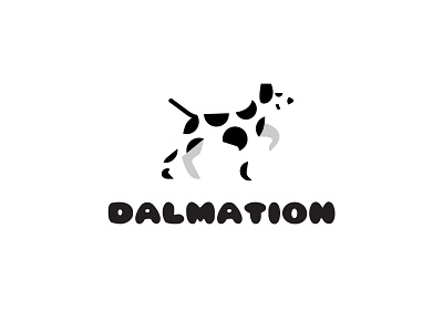 DALMATION 2 animal bold dalmation design geometric logo logodesign modern