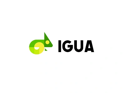 igua animal bold branding geometric iguana logo logodesign modern reptile simple