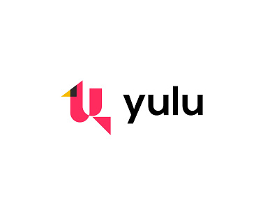 yulu animal cardinal geometric logistics logo logodesign modern simple travel