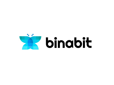 Binabit branding design geometric logo logodesign modern simple