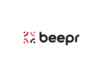 Beepr 2 bold branding design geometric logo logodesign medical modern simple sound