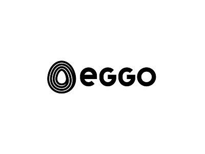 Eggo bold branding egg geometric logo logodesign modern