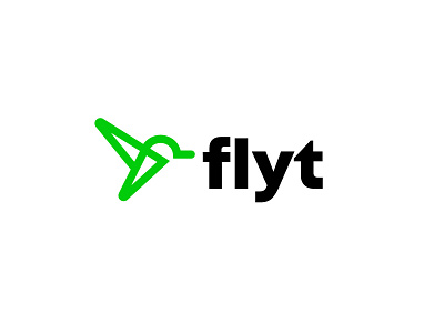 Flyt #2 bird fly geometric logistics logo logodesign modern simple