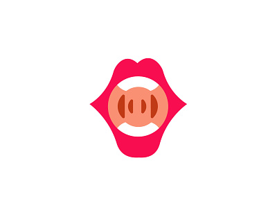 Mouth/Speaking concept bold design geometric logo logodesign modern mouth simple speaks