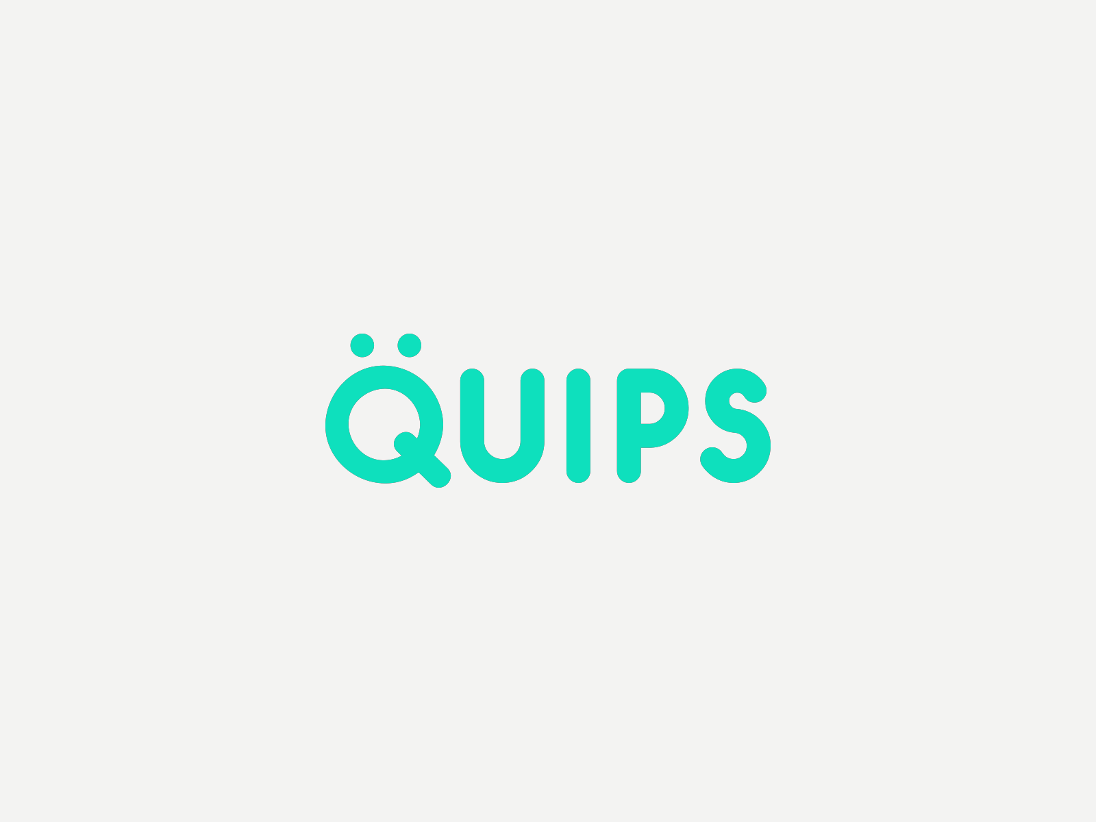 Quips Logo audio fun geometric logo logodesign mobile modern mouth simple social