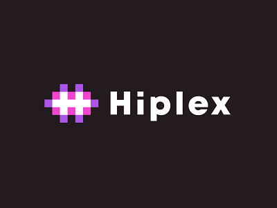 Hiplex abstract geometric logo logodesign modern online