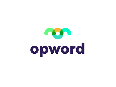 Opword bold branding design geometric letter o logo logodesign modern wings