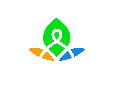 geneology concept ancestors geneology green keaves leaf logo logodesign modern nature negativespace person simple
