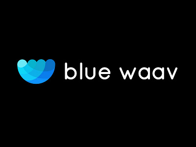 Blue Waav abstract blue design logo logodesign modern ocean sea tide water wave