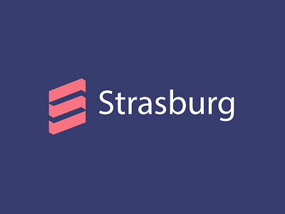 Strasburg bold design geometric letter letter s logo logodesign modern real estate simple