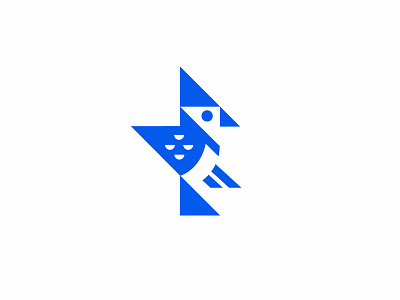 Blue Jay animal bird bird icon bird logo blue blue bird blue jay design geometric logo logodesign modern vector