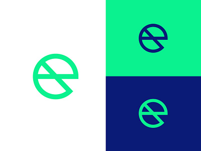 Letter e bold computer design e logo geometric internet letter e logo logodesign modern simple technology
