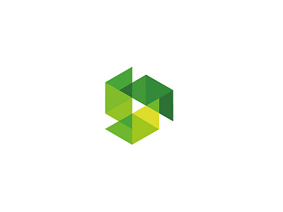 Trapshare geometric logo logodesign modern technology