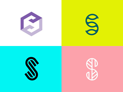 S logos branding design geometric health leaves letter s logo logodesign modern security simple storage technology