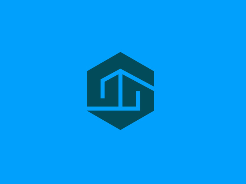 GD / house logo by Sergio Joseph on Dribbble