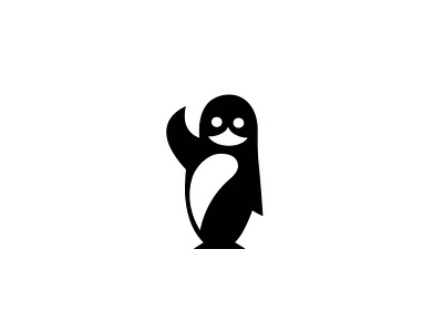 waving penguin