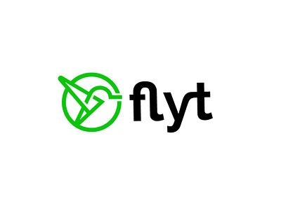 flyt animal bird design flight flying geometric logo logodesign modern simple travel travel agency traveling