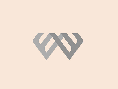 W + Roofs construction design geometric letter logo logodesign modern roof w