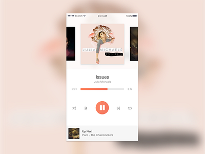 DailyUI 009: Music Player