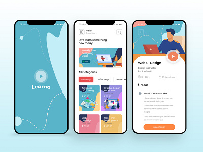 E-Learning app exploration