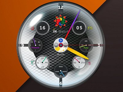 IN-Watch | Concept animation app branding clock concept design icon illustration in watch logo ui ux vector watch