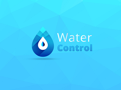 Water Control | Logo Concept animation app branding concept design flat icon identity illustration ios lettering logo minimal site type typography ui ux vector web