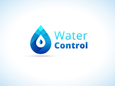 Water Control | Logo Concept branding concept design flat icon identity illustration illustrator ios lettering logo site type typography ui ux vector water control web website