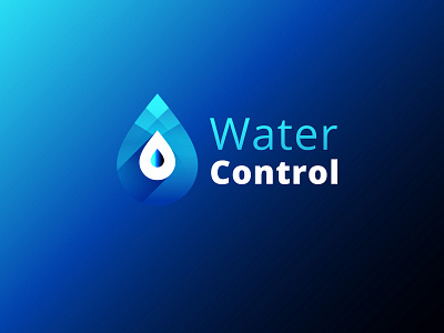 Water Control | Logo Concept app branding calendar character design concept design flat identity illustration ios lettering logo minimal site typography ui ux vector water control website