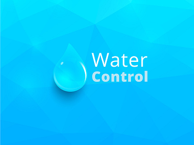 Water Control | Logo Concept animation branding concept design flat icon identity illustration ios lettering logo minimal site type typography ui ux vector water control web