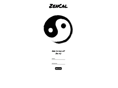 Zencal- Event and Task app app design ui ux web design web development