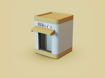 Store 3d Illustration