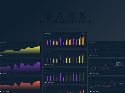 Data Visualization | Dark Theme UI